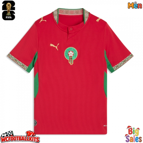 Morocco Replica Home Stadium Shirt World Cup 2026 Short Sleeve